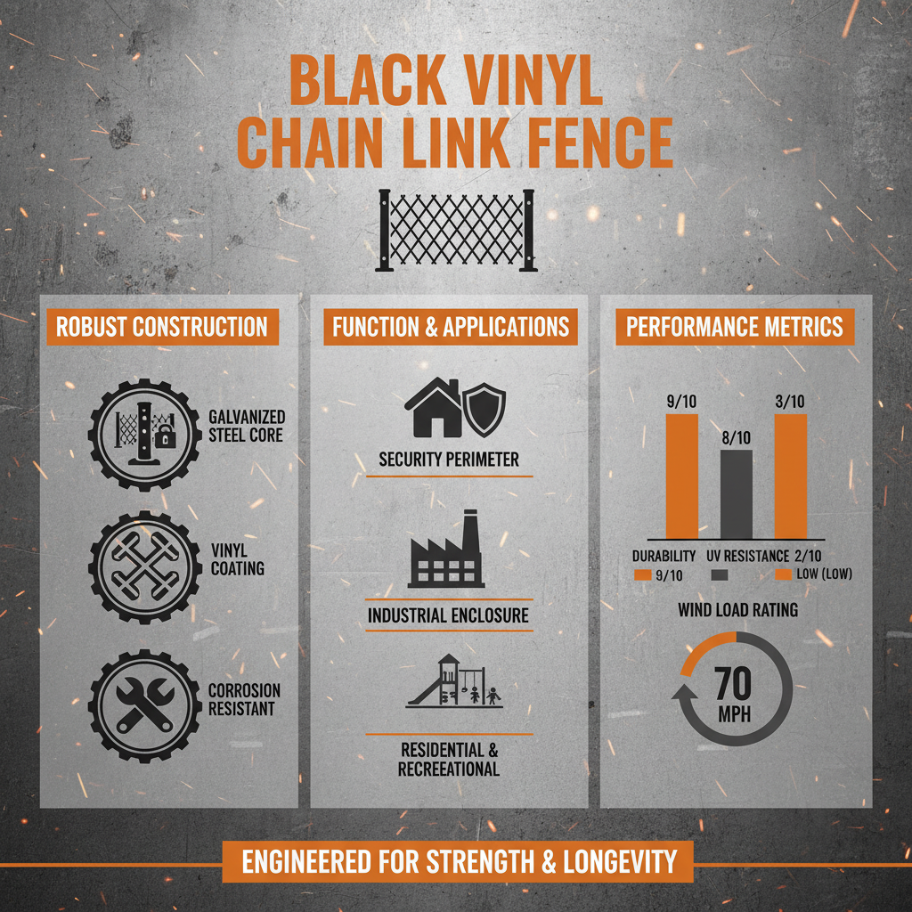 Benefits and Applications of Black Vinyl Chain Link Fence