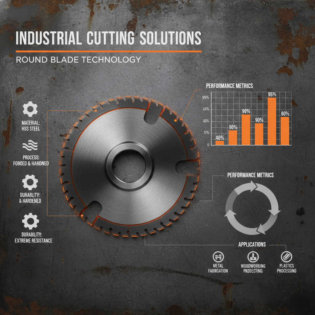 High Precision Industrial Round Cutting Blade for Manufacturing