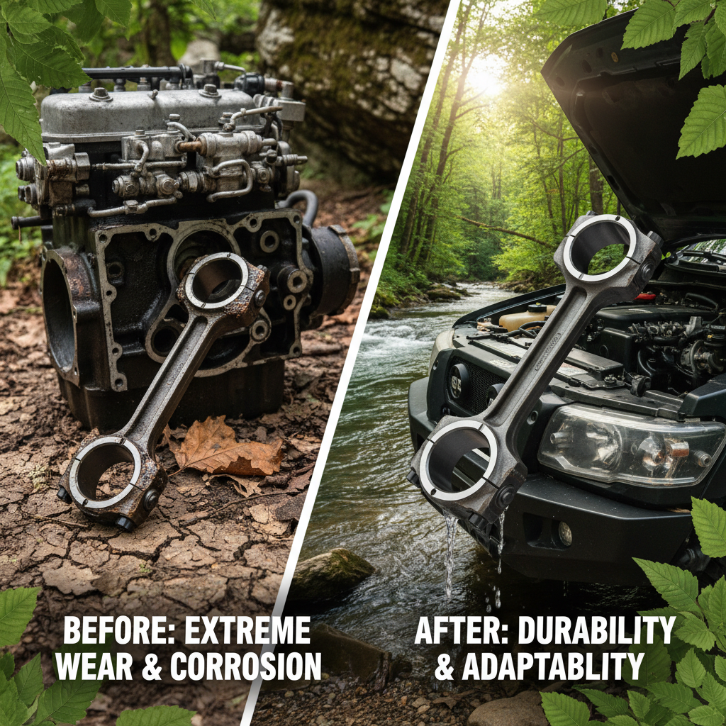 Engineering and Applications of connecting rod diesel engine