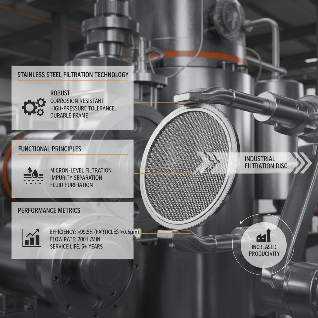 Industrial Precision stainless steel filter disc for Filtration