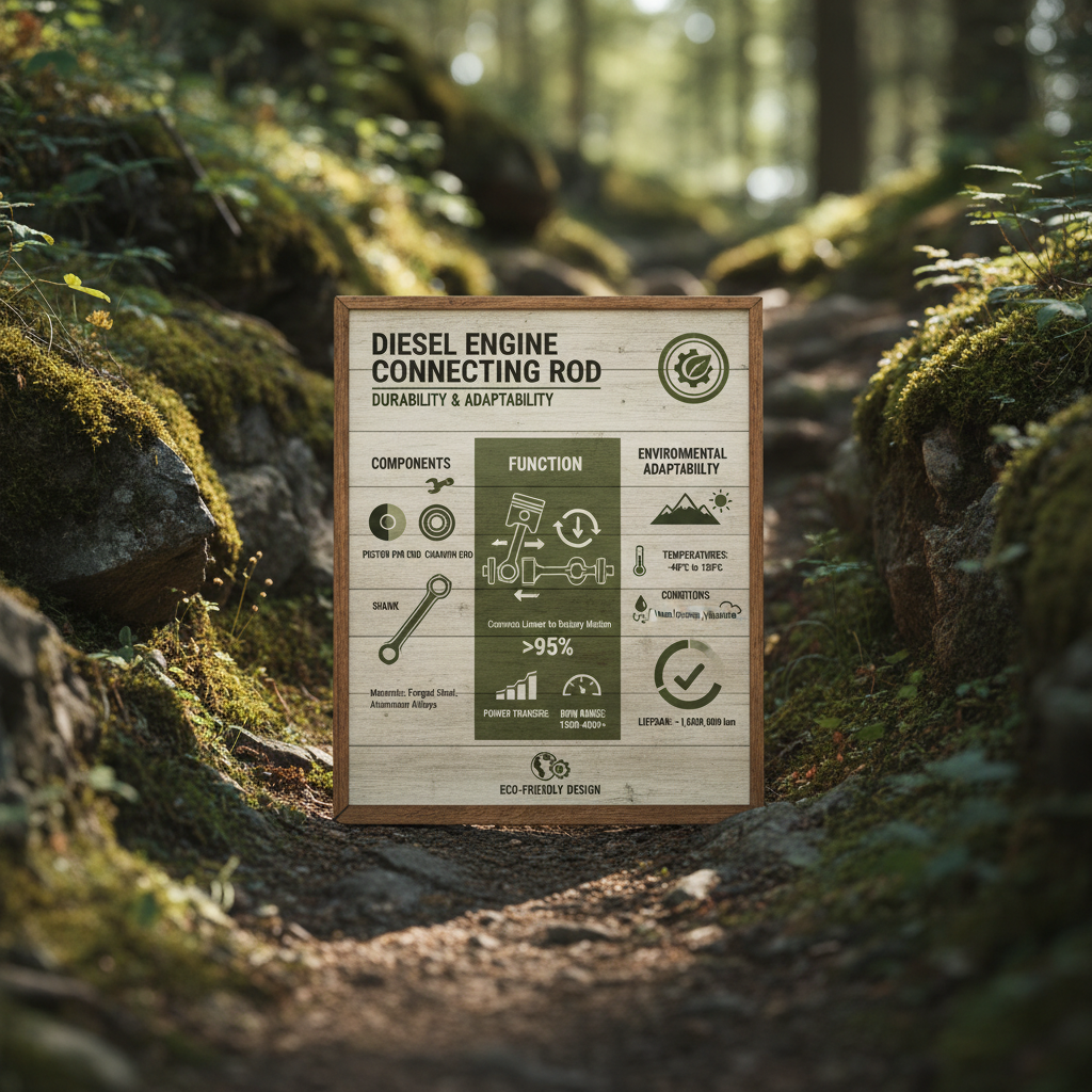 Engineering and Applications of connecting rod diesel engine
