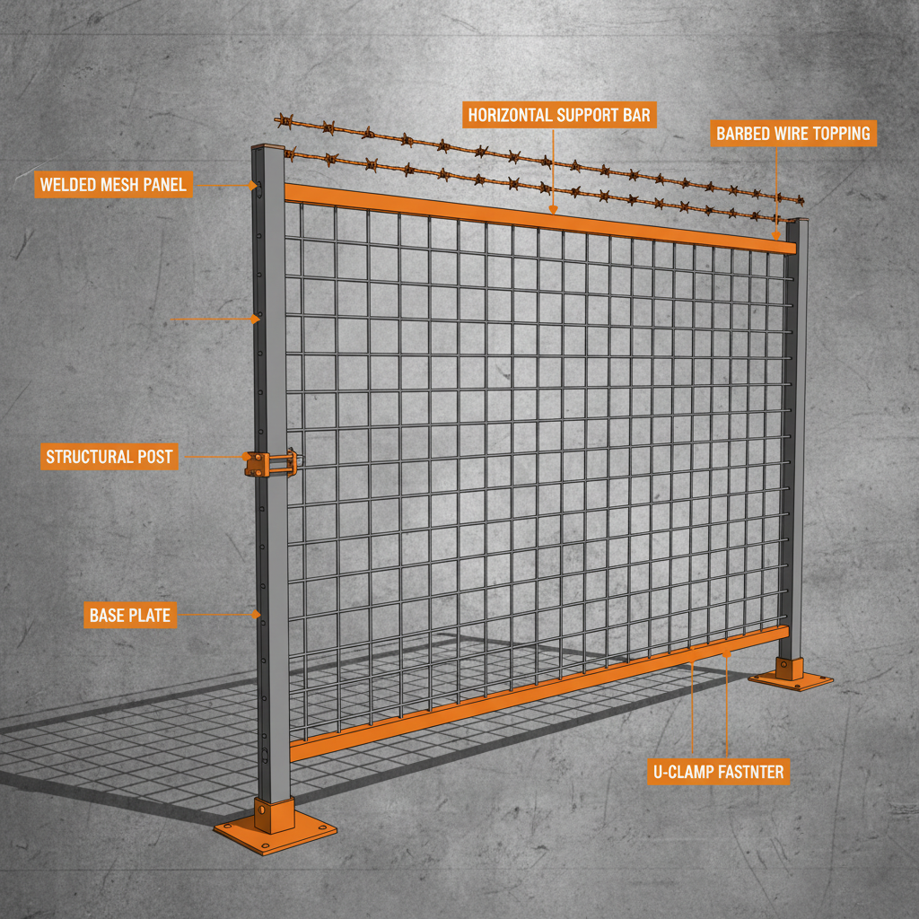 High Quality Steel Wire Mesh Fence for Security and Durability