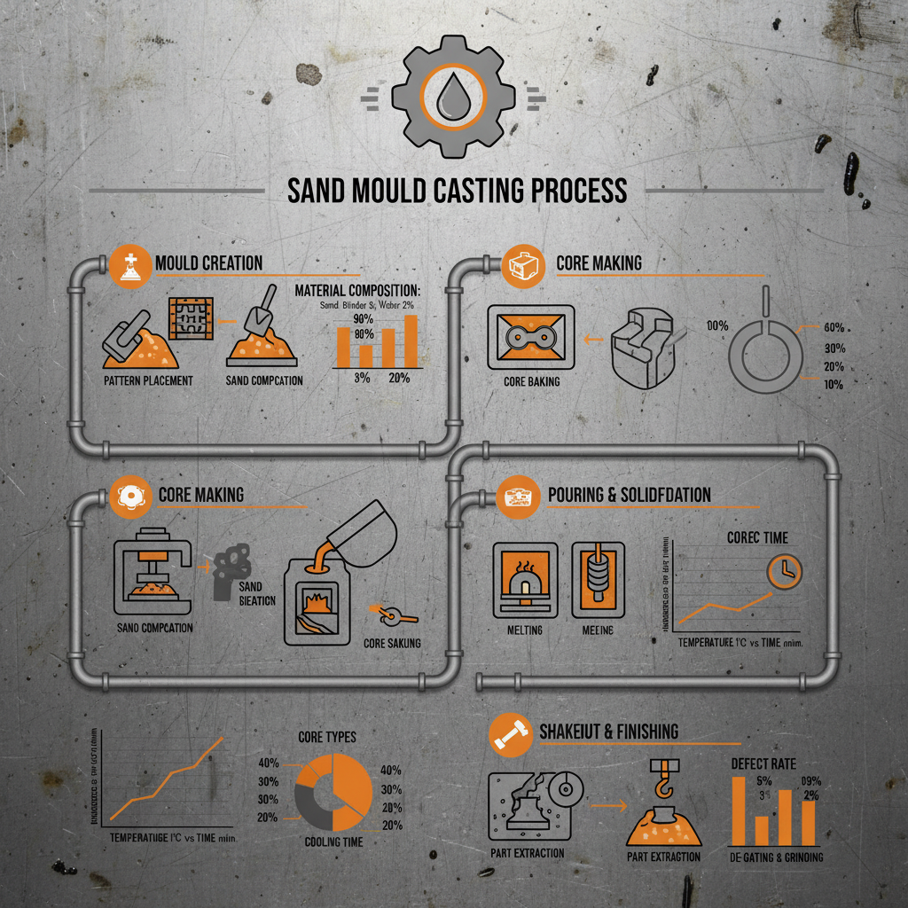 Modern Industrial Guide to the sand mould making process