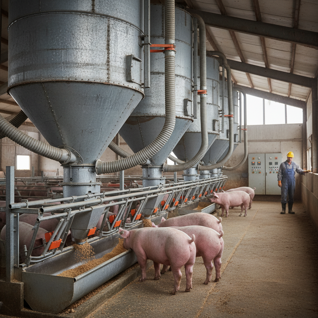 High Efficiency Hog Feeding Equipment for Modern Swine Farming