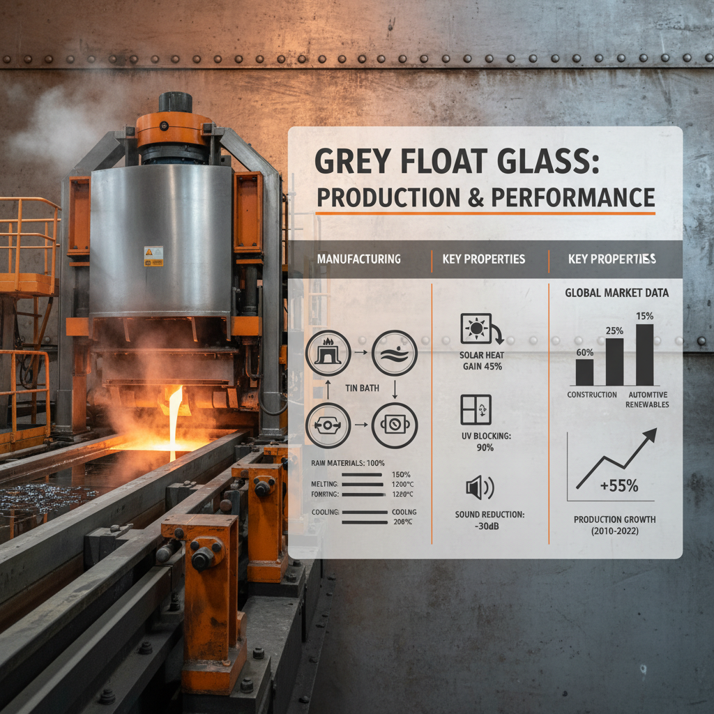 Grey Float Glass for Modern Architecture and Solar Control