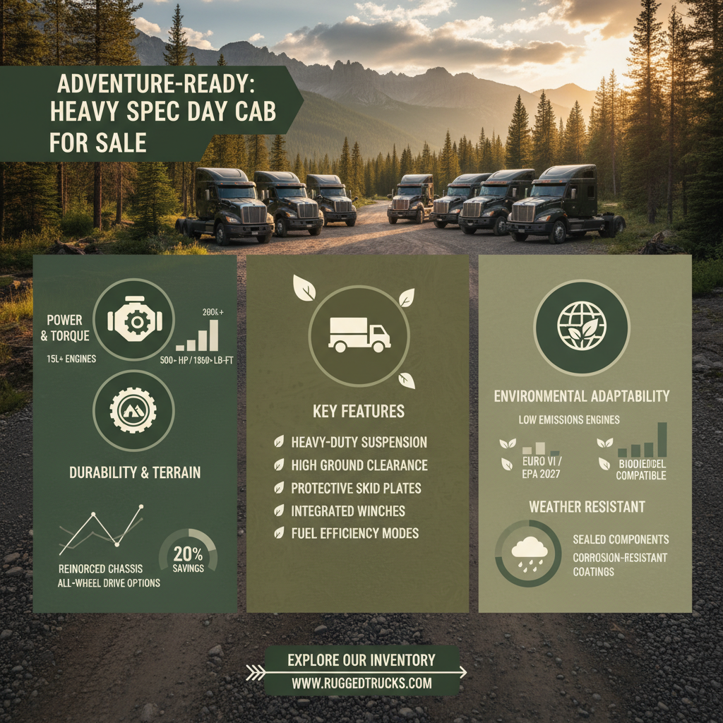 High Quality Heavy Spec Day Cab Trucks for Sale and Fleet Guide