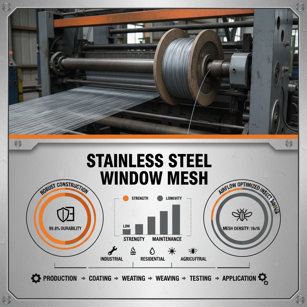 Durable and Secure Stainless Steel Window Mesh for Modern Buildings