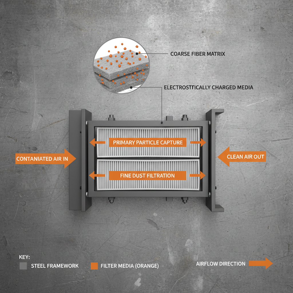 High Performance Air Filter Media Pads for Industrial Filtration