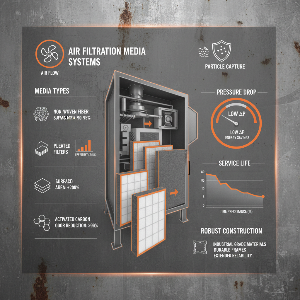 High Performance Air Filter Media Pads for Industrial Filtration