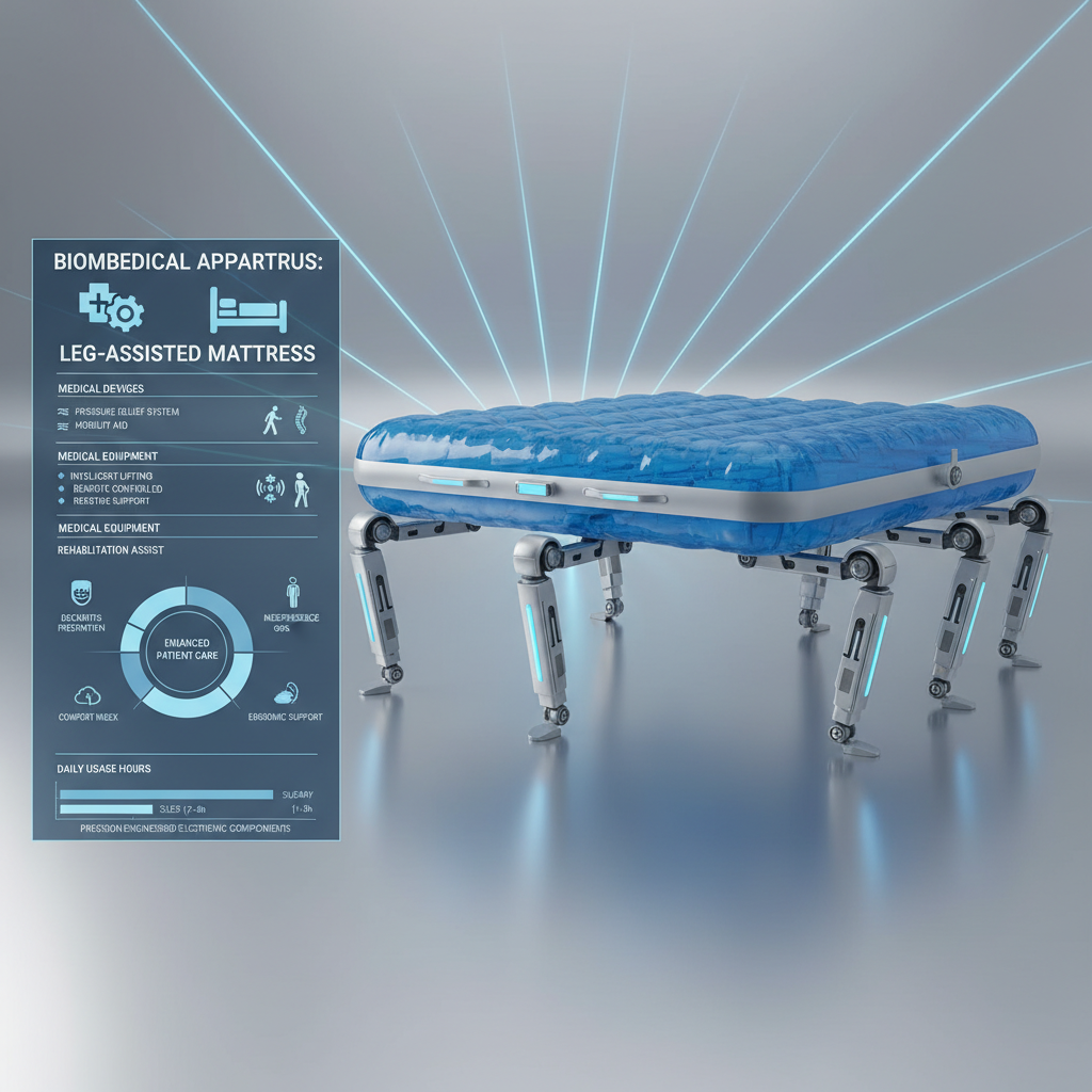 Medical Grade Blow Up Mattress with Legs for Patient Care