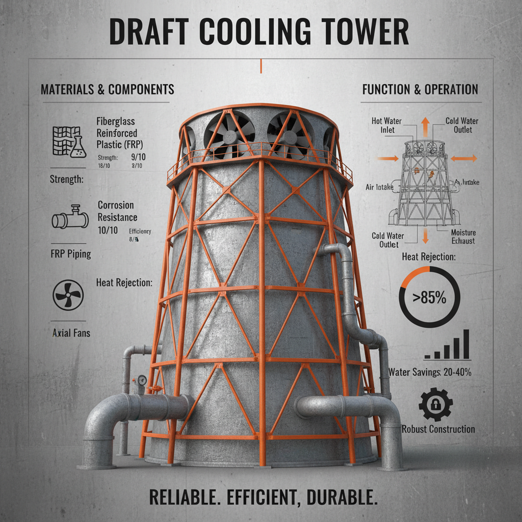 Industrial Thermal Management and Draft Cooling Tower Efficiency