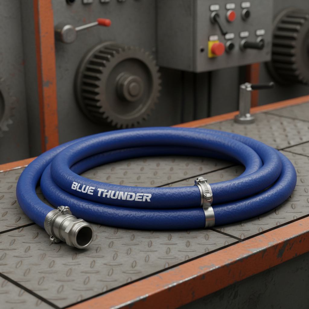 Industrial Grade Blue Thunder Chemical Hose for Safe Fluid Transfer