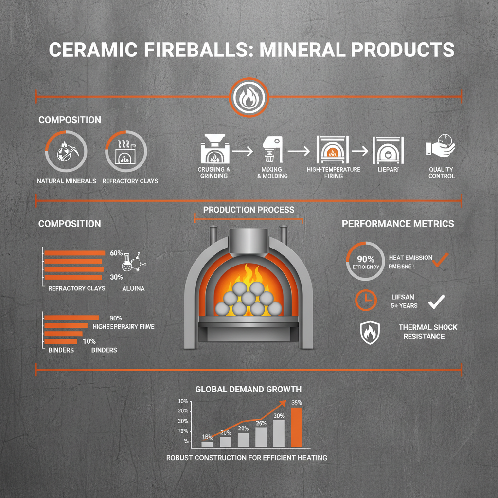 High Performance Ceramic Fireballs for Fireplace and Home Heating