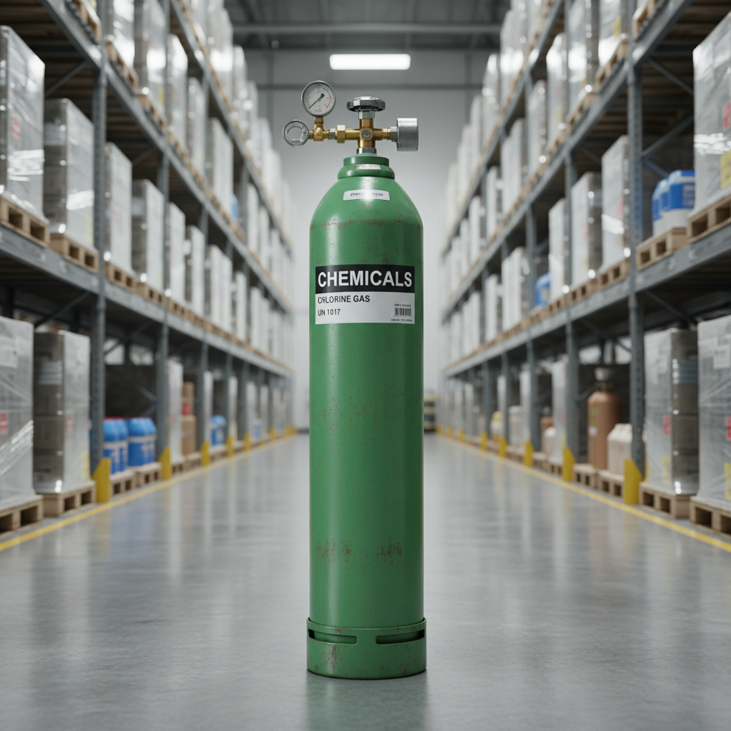 Industrial Chlorine Gas Cylinder Safety and Technical Specifications