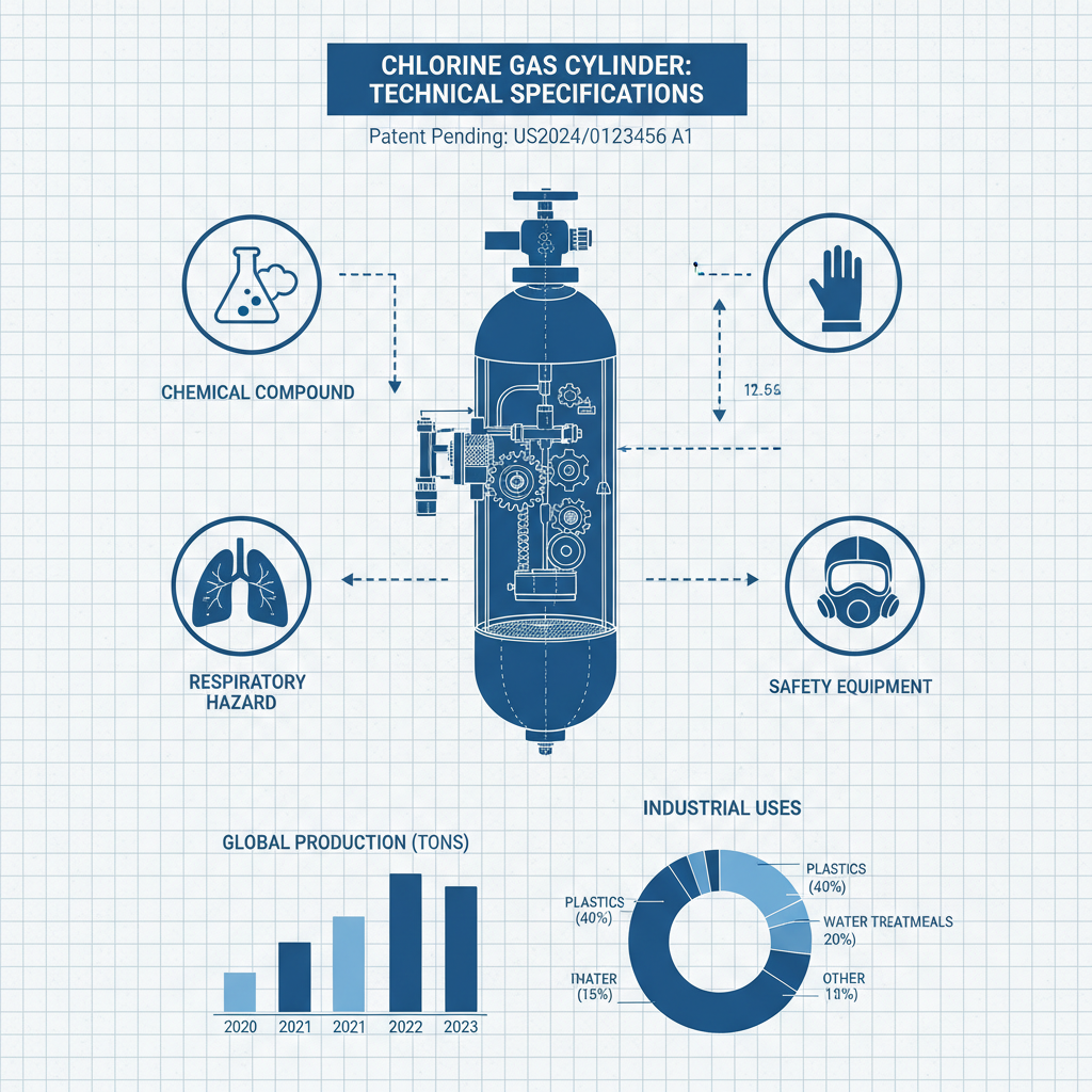 Industrial Chlorine Gas Cylinder Safety and Technical Specifications