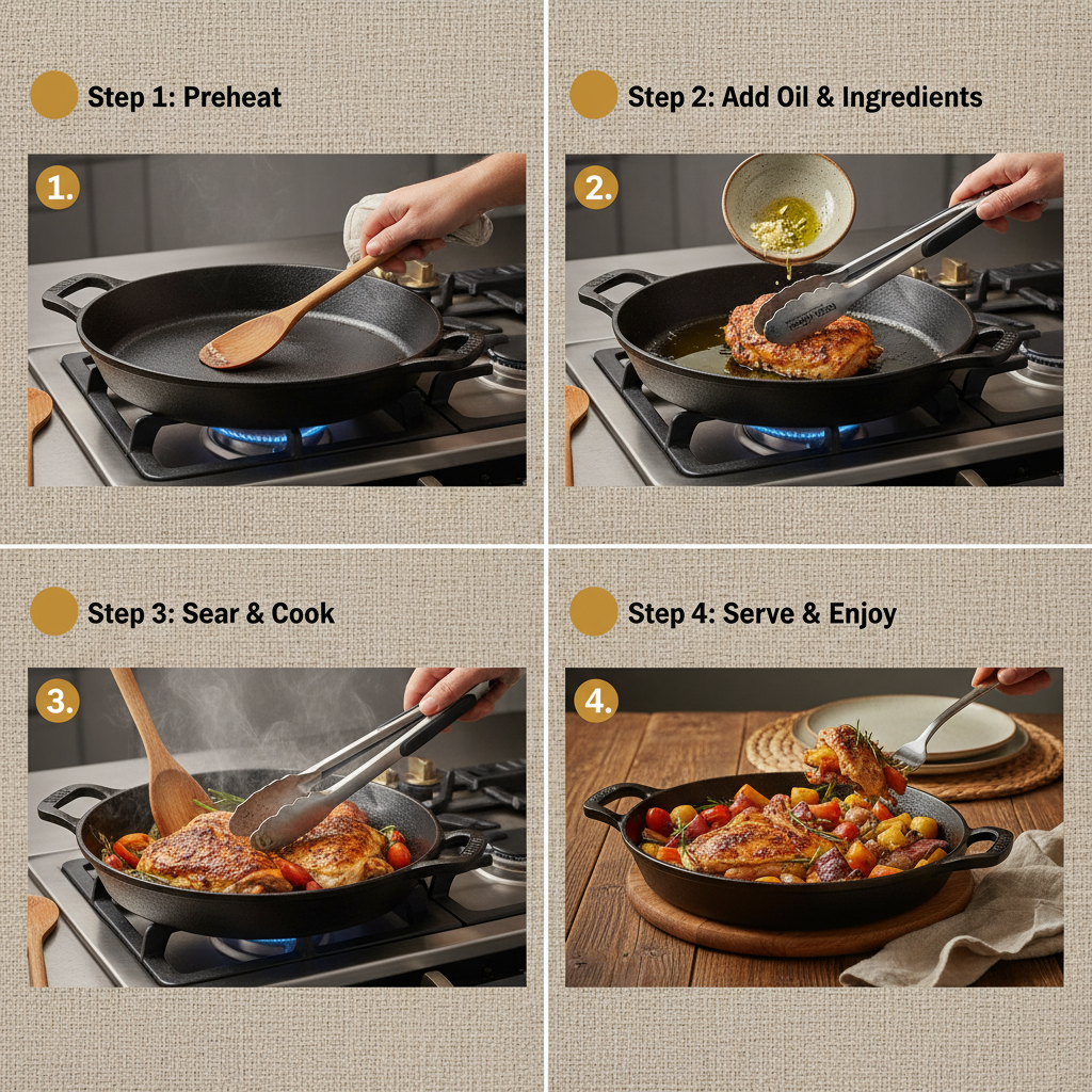 Professional Grade Michael Symon Cast Iron Cookware for Home Chefs