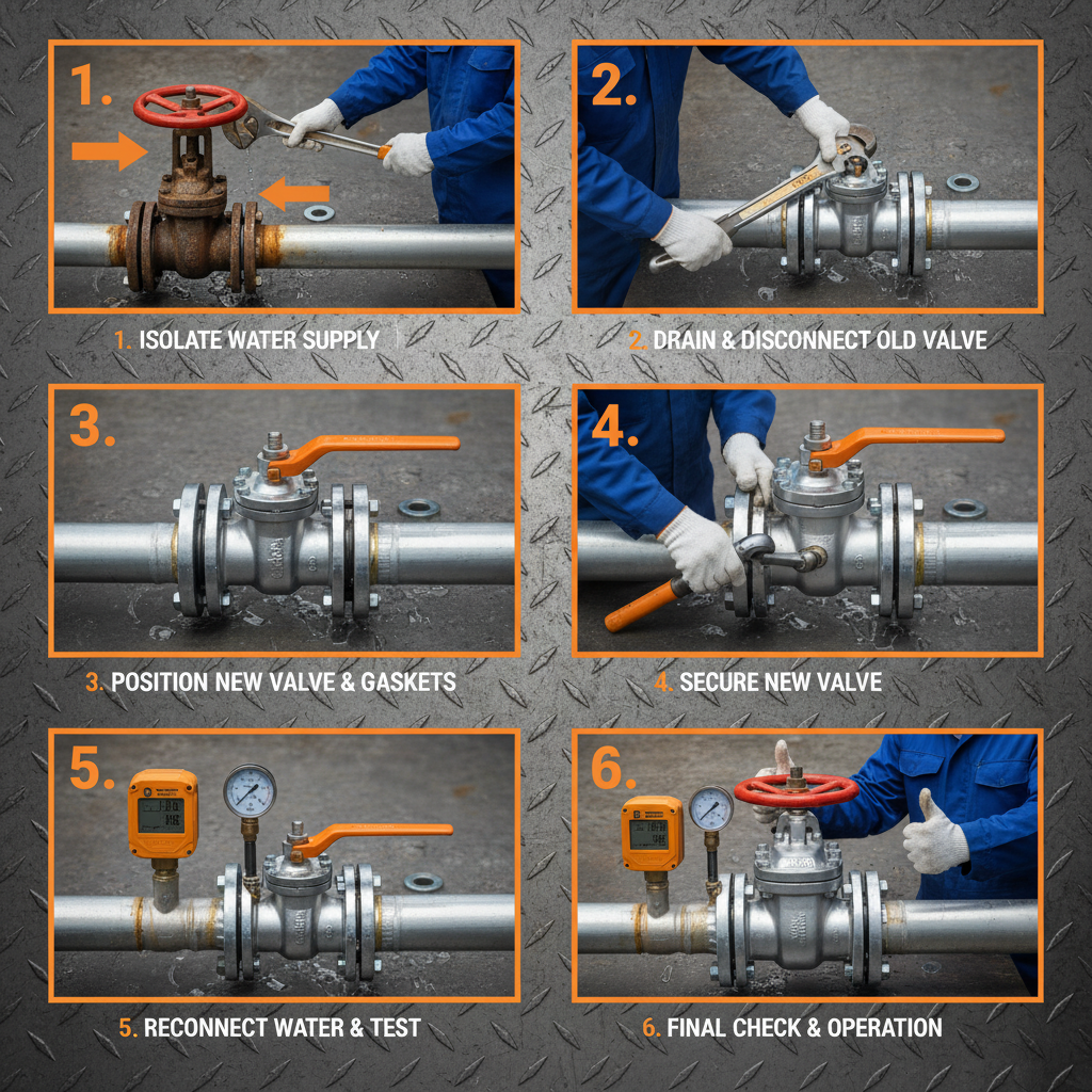 water valve replacement