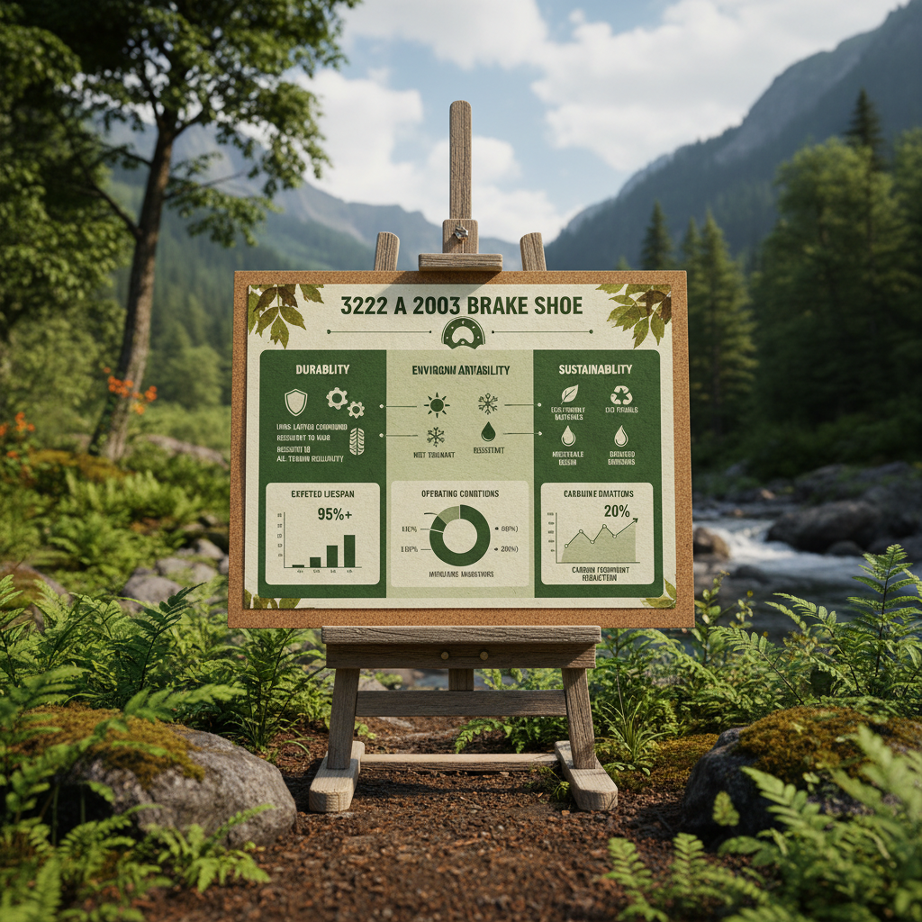 3222 a 2003 brake shoe