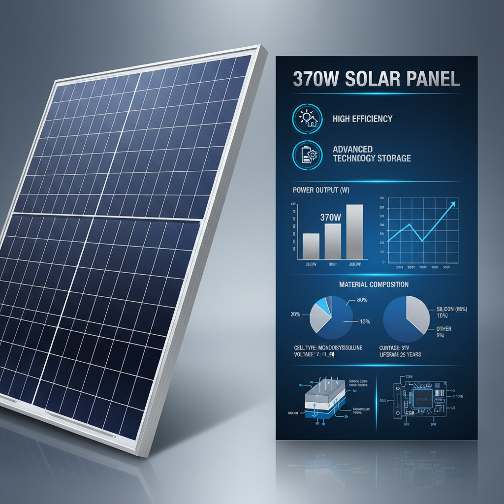 370w solar panel
