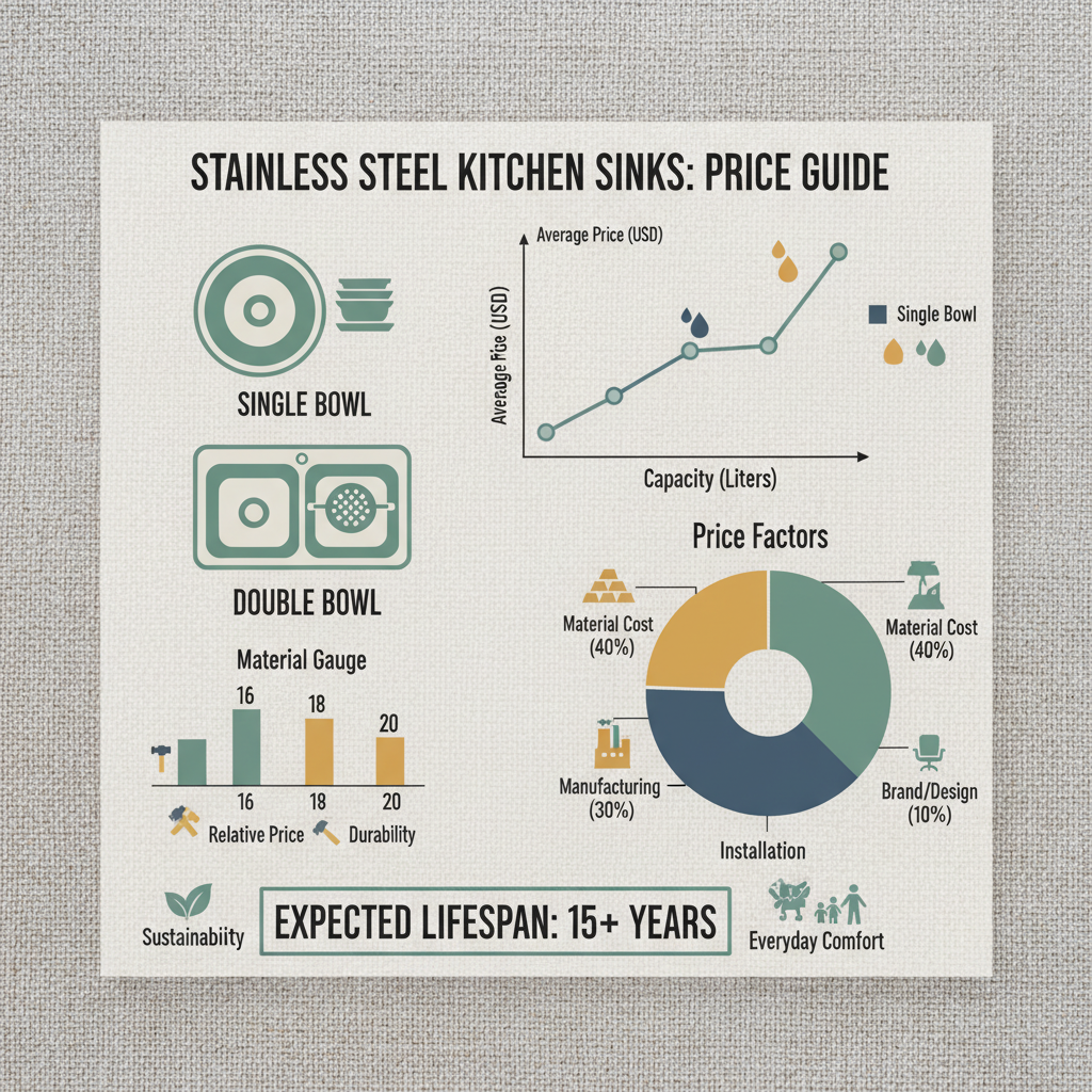 steel sink price