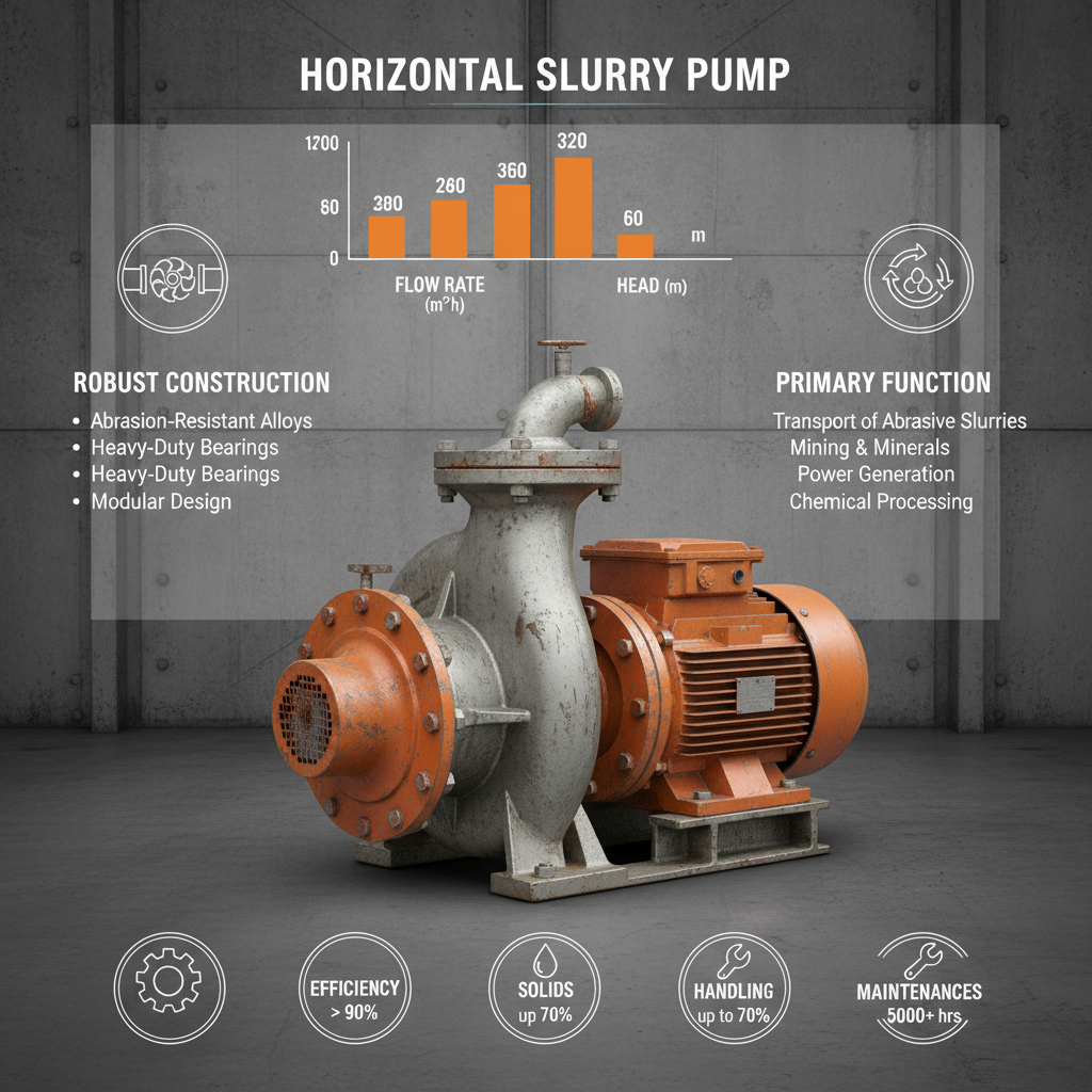 horizontal slurry pump