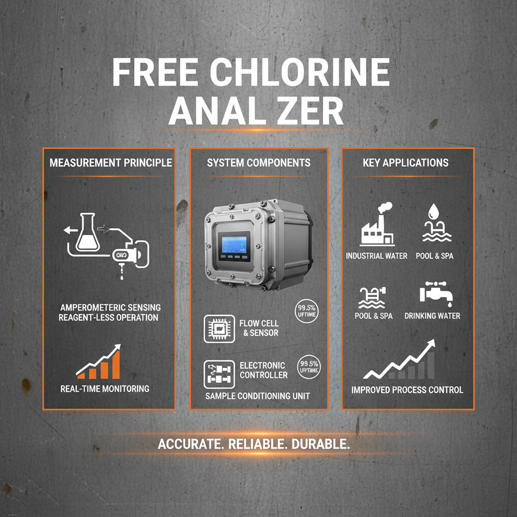 online free chlorine analyser