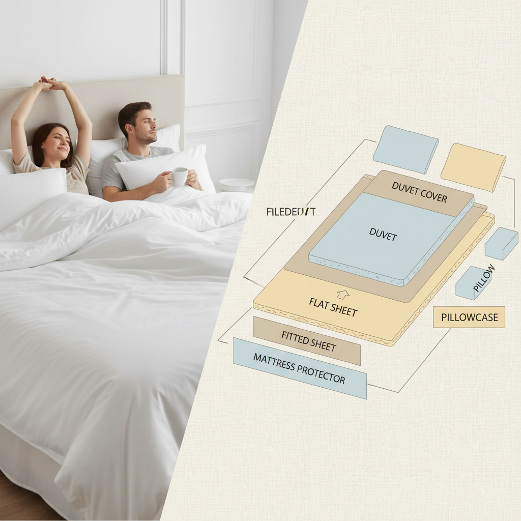 hotel standard bed linen