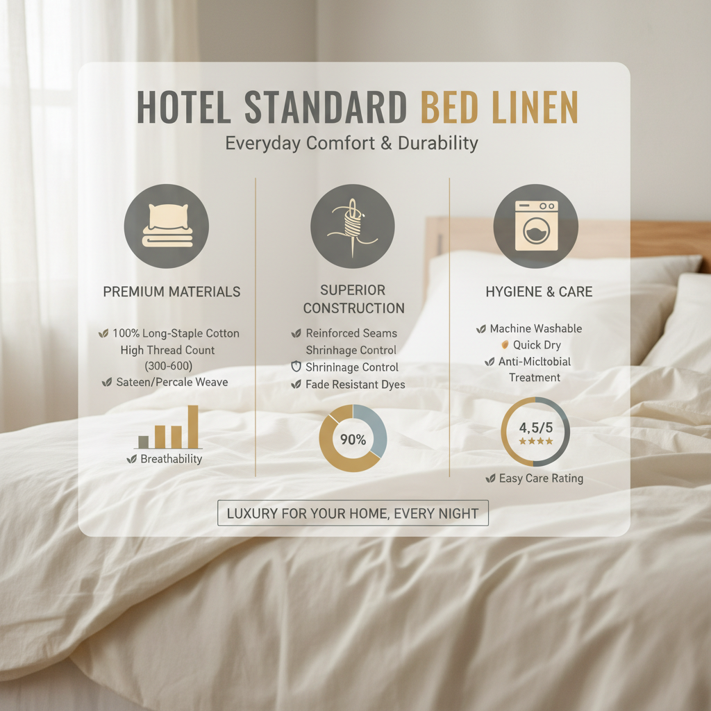 hotel standard bed linen
