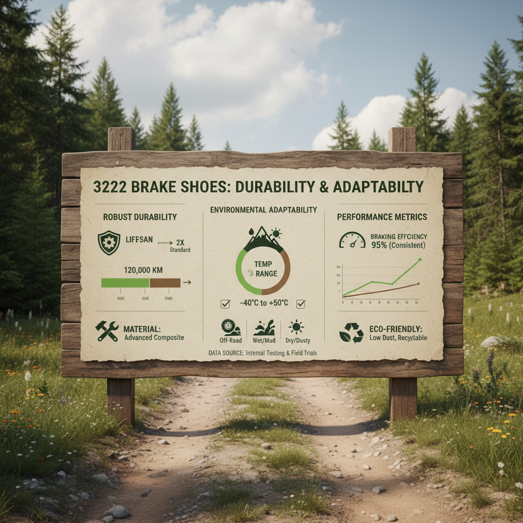 3222 brake shoes