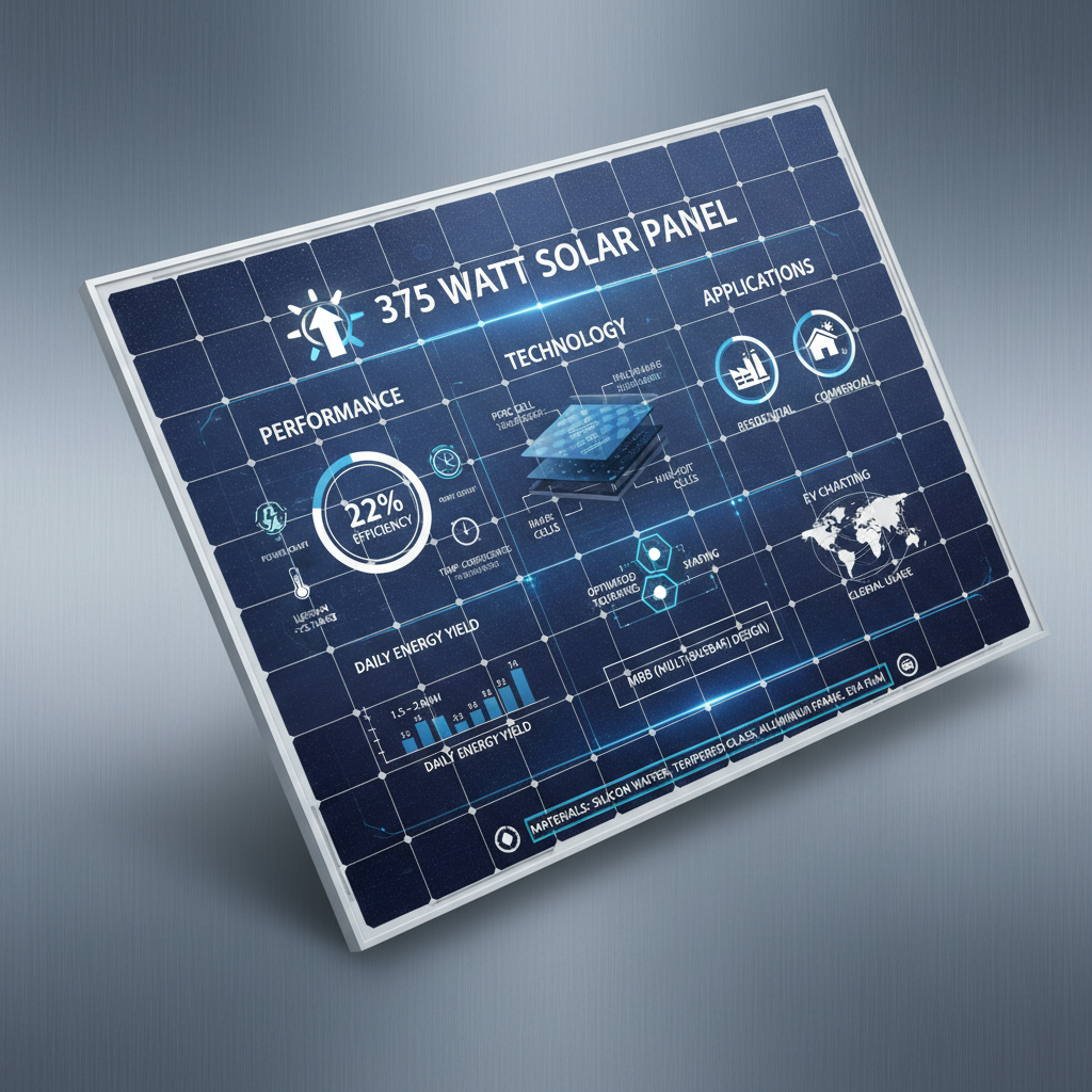 375 watt solar panel