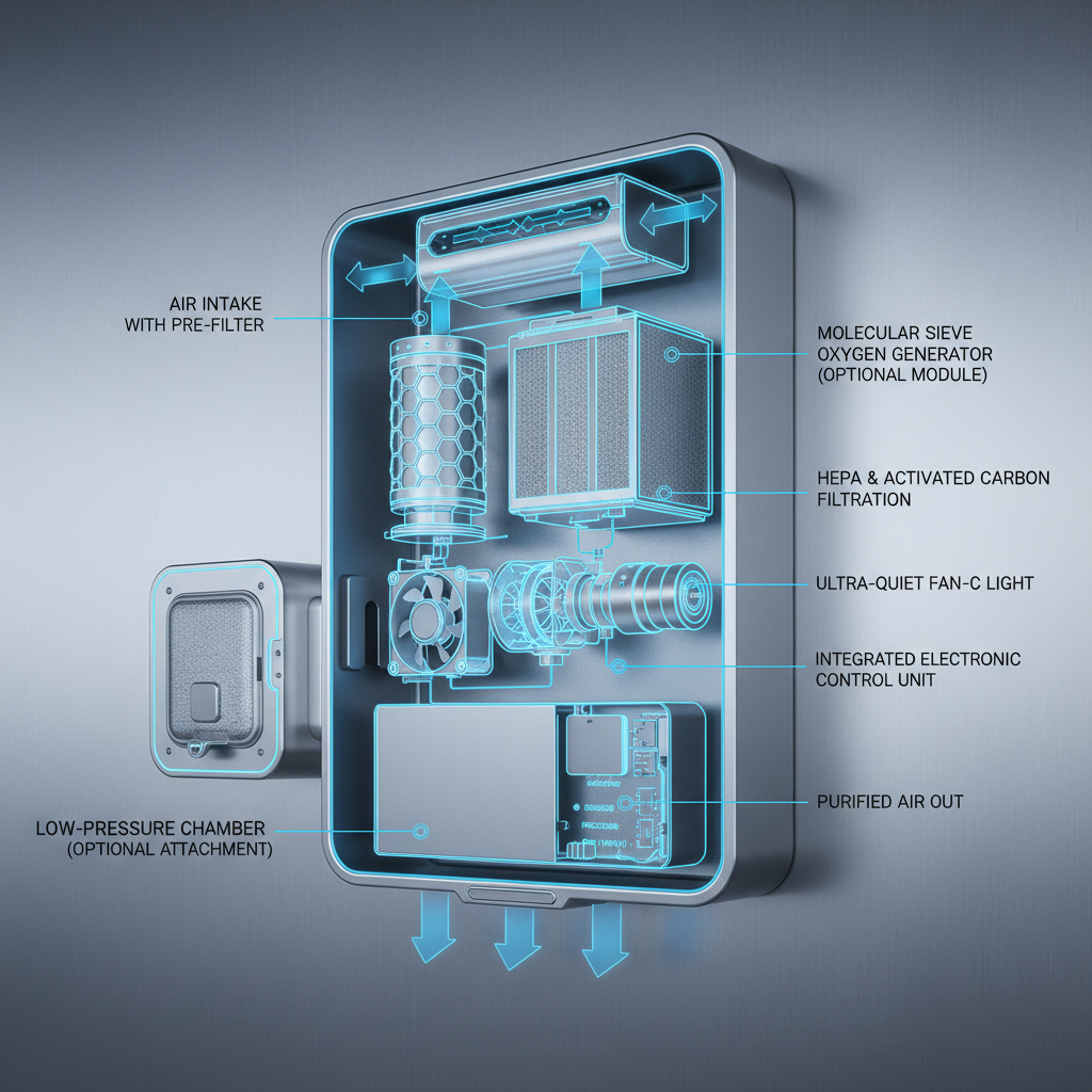 air purifier on wall