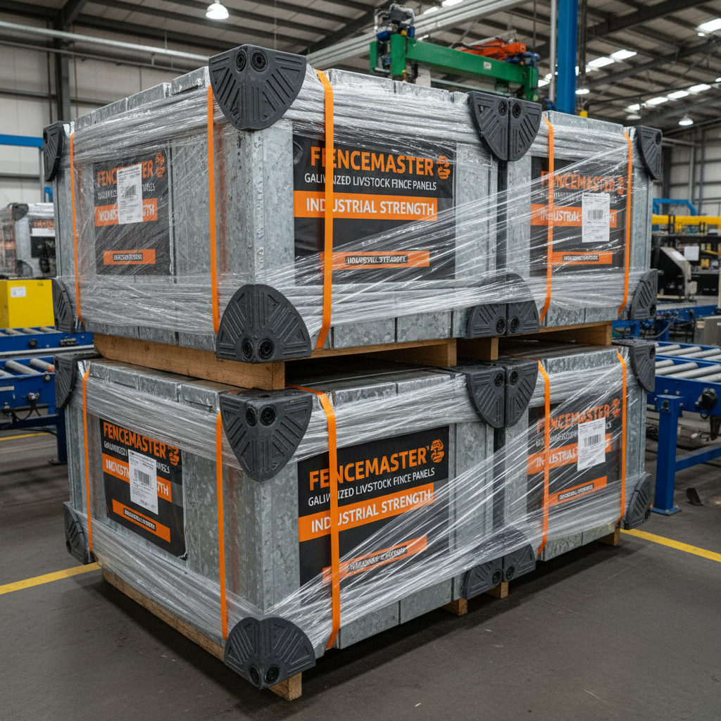 galvanized livestock fence panels