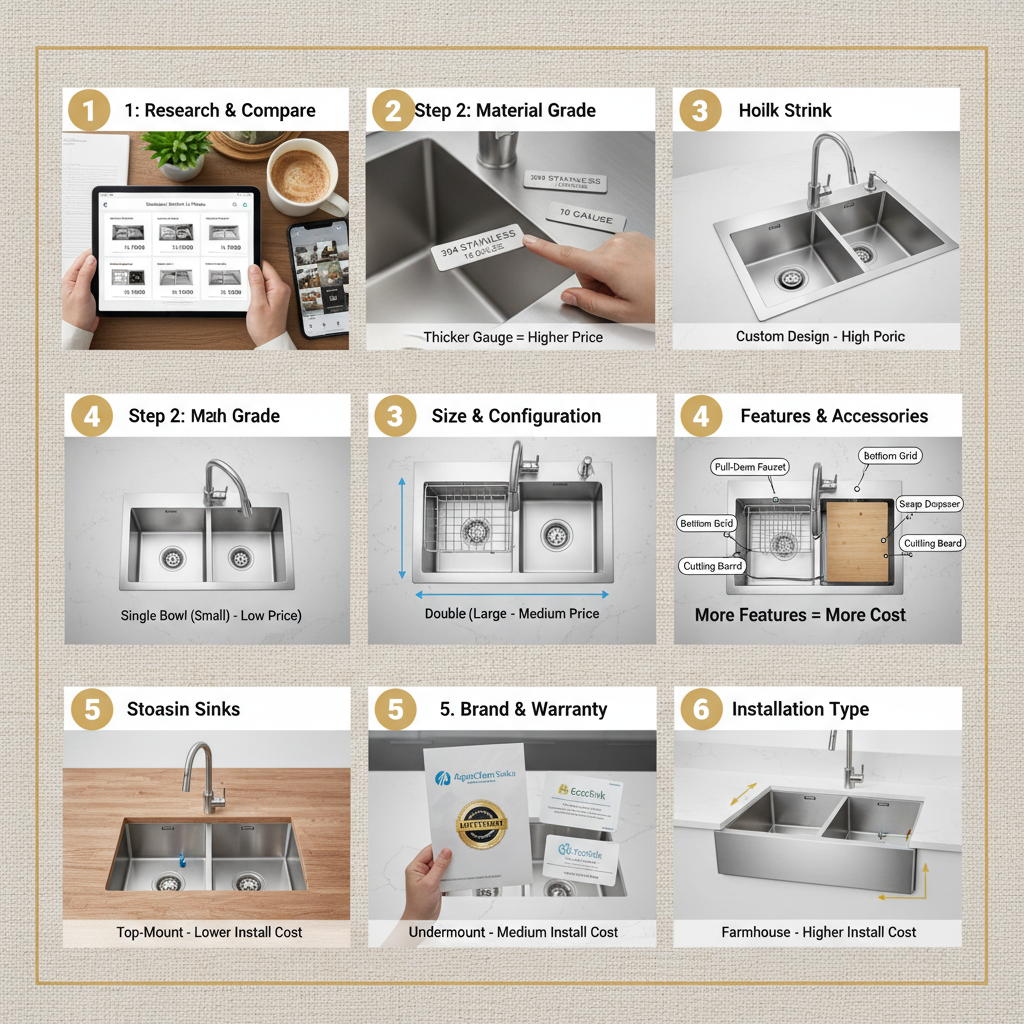 stainless steel sink price