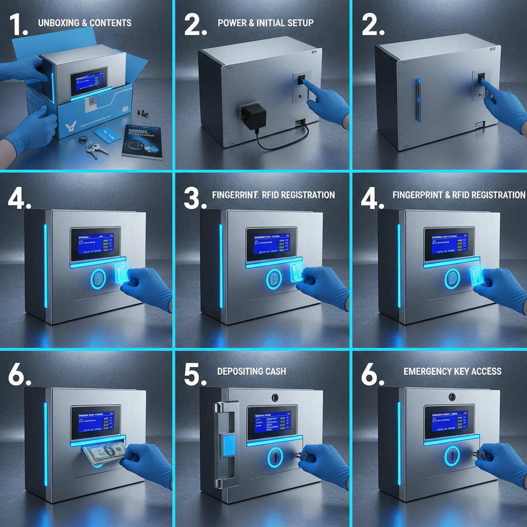 Wholesale cash deposit box