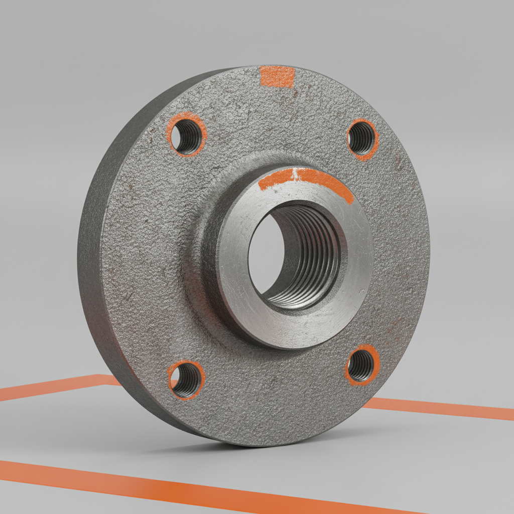 blind flange with threaded hole