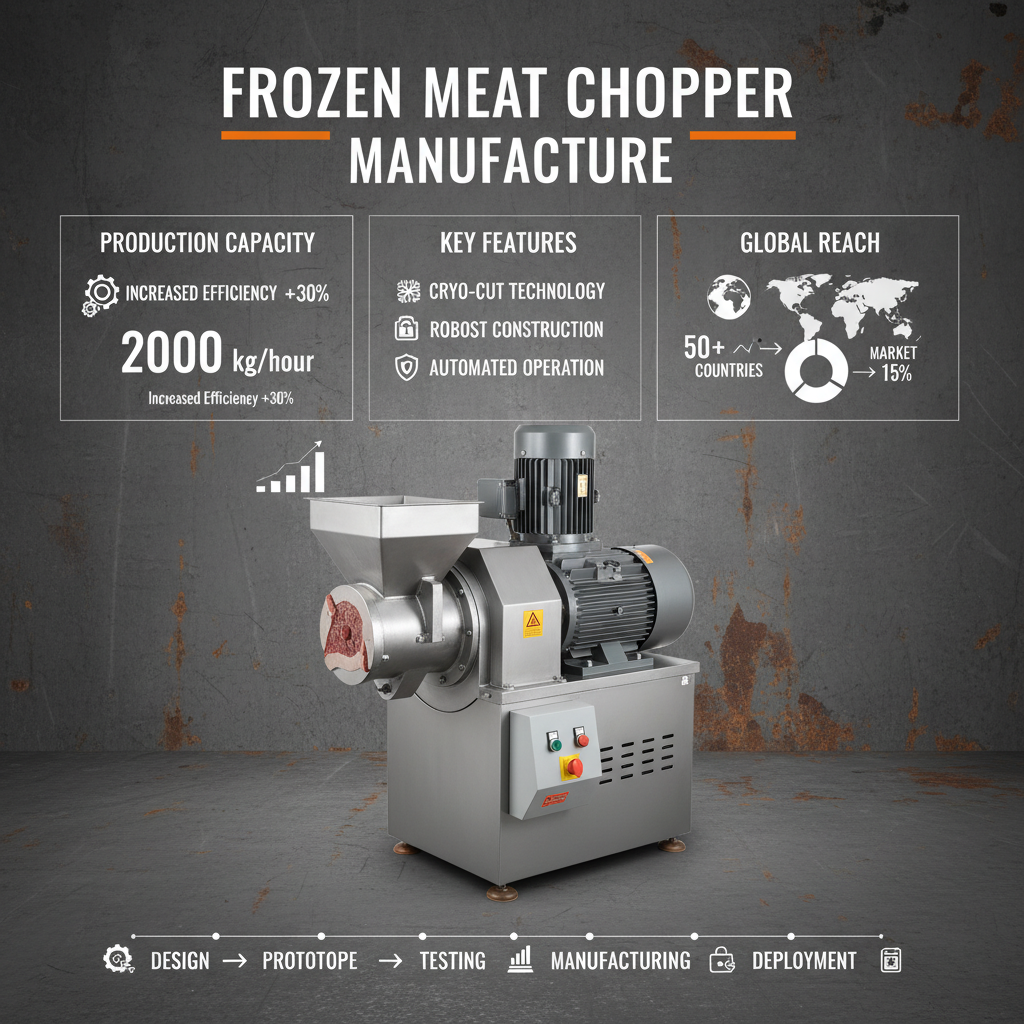 frozen meat chopper Manufacture