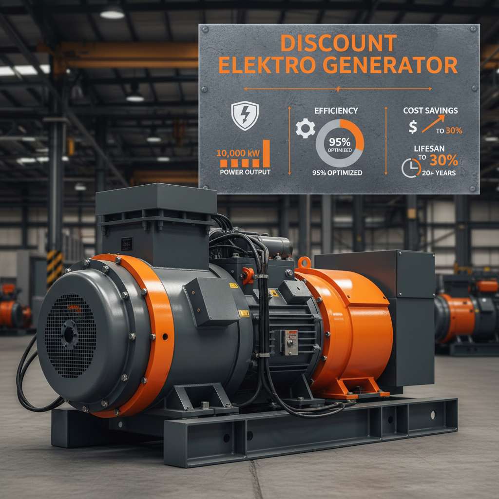 Discount elektro generator