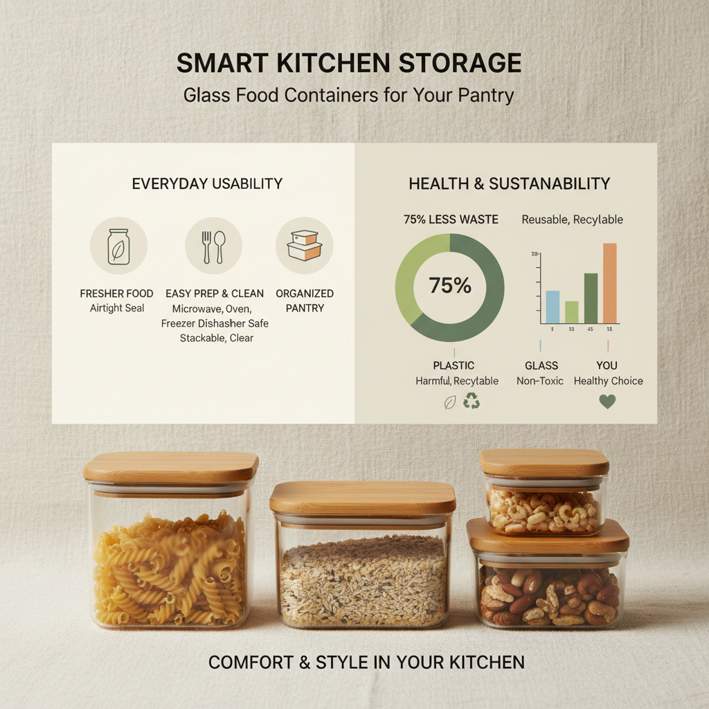 glass food storage containers for pantry