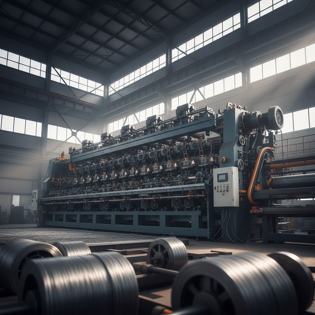 -Машина для изготовления сварной проволочной сетки