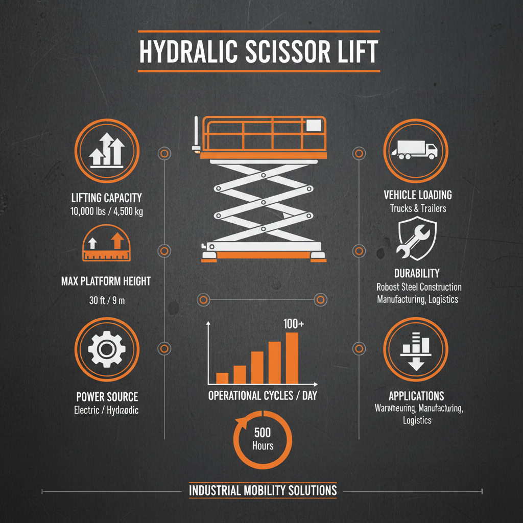 Hydraulic scissor lift