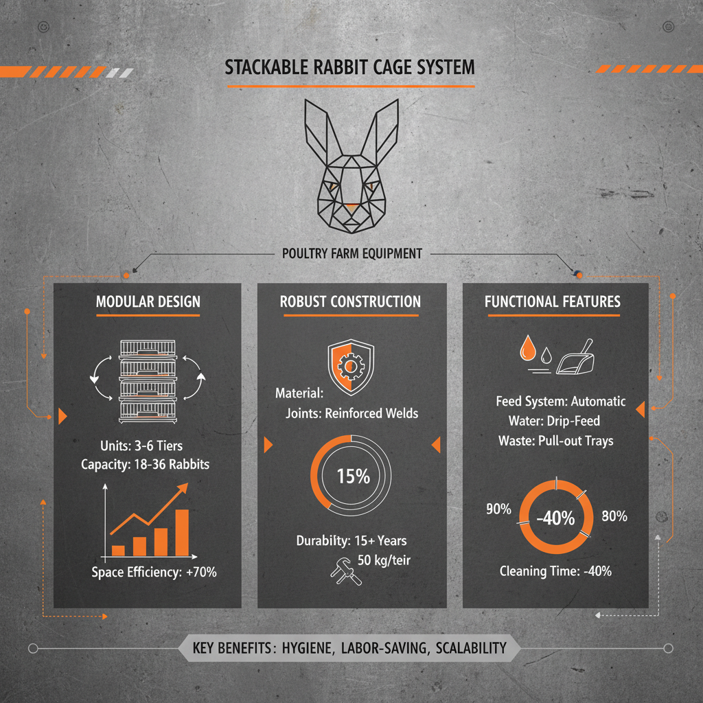 Efficient Breeding with a Professional Stackable Rabbit Cage