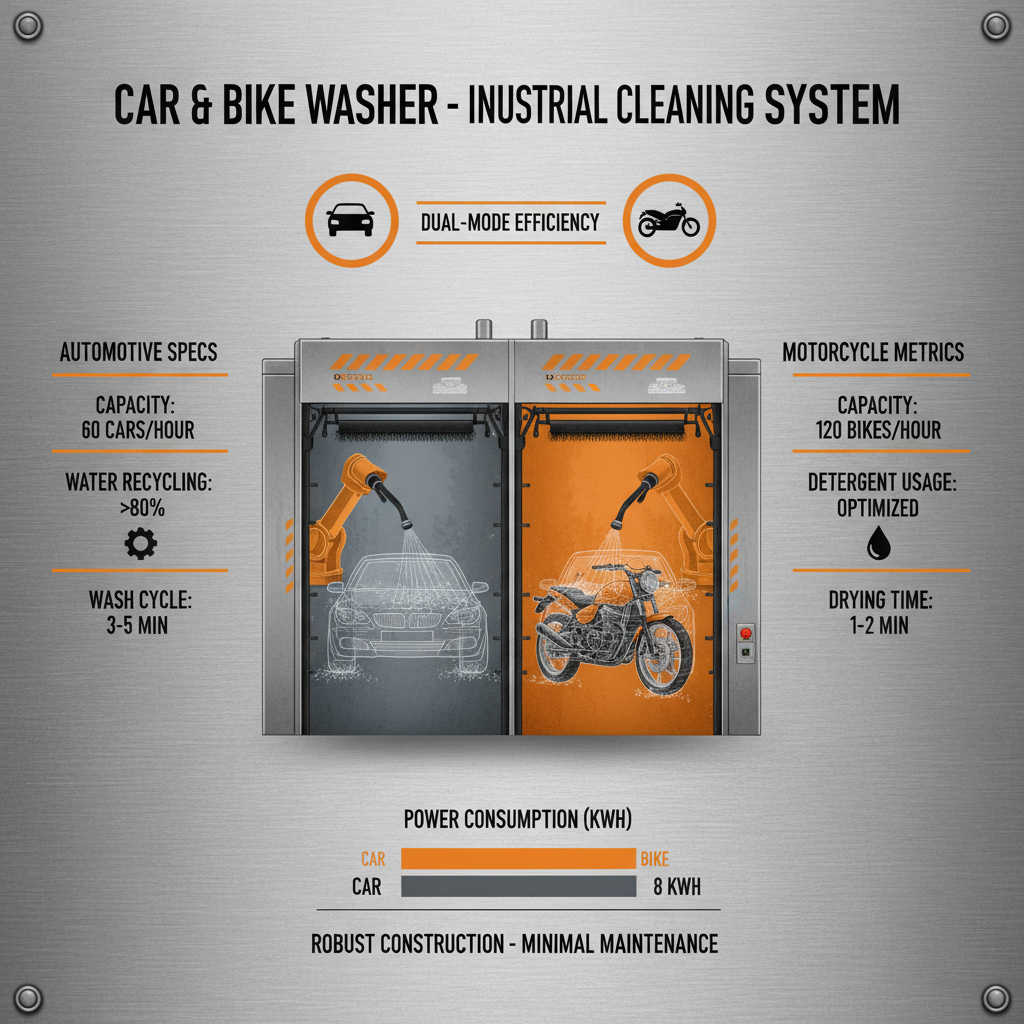 Professional Car and Bike Washer for Efficient Vehicle Cleaning