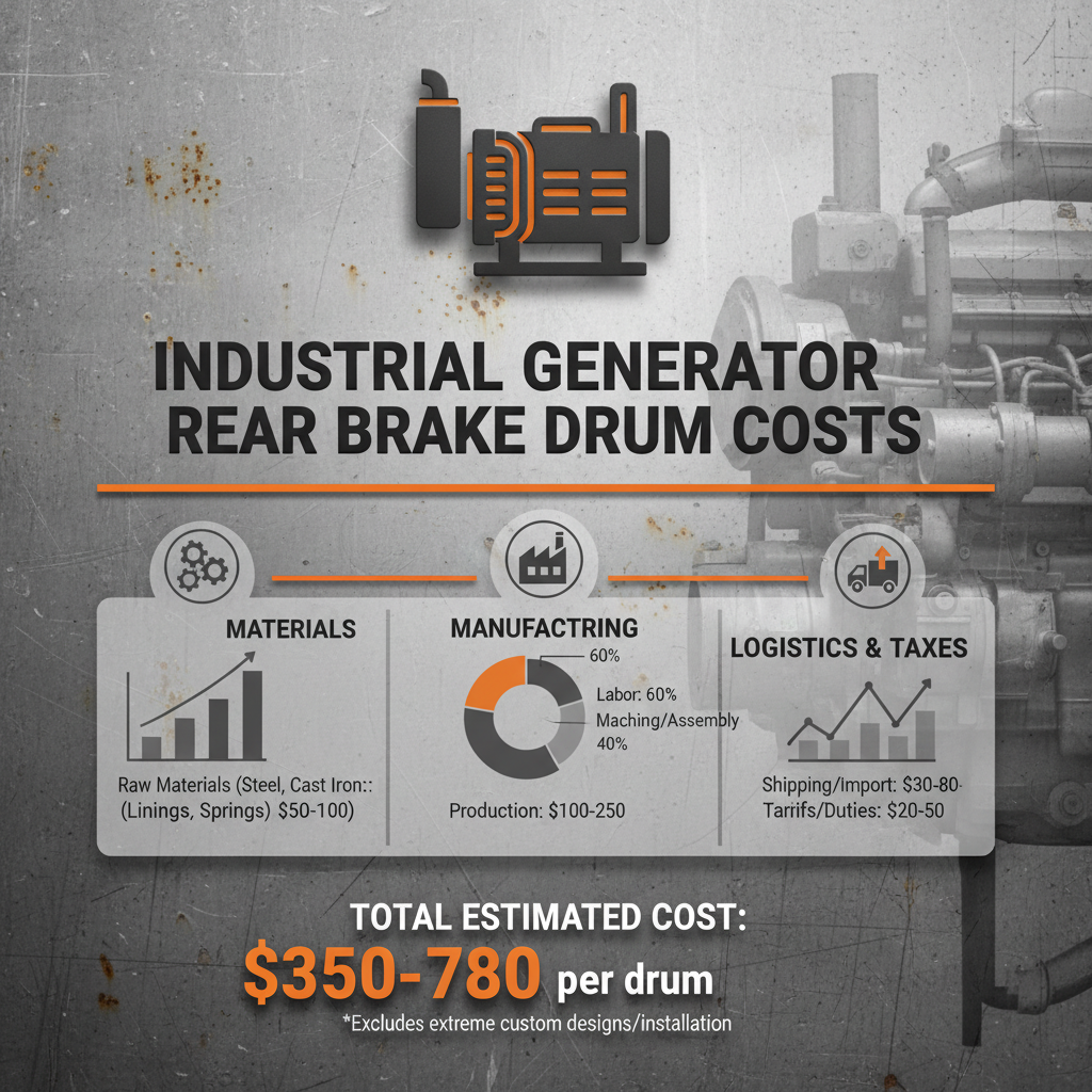 Understanding Factors That Influence Rear Brake Drums Cost