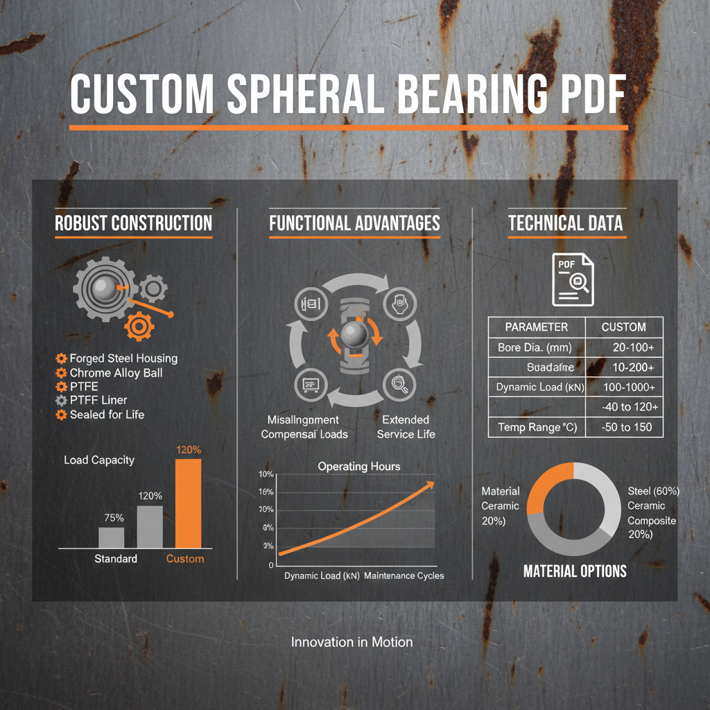 Industrial Guide for custom spherical bearing pdf and Engineering
