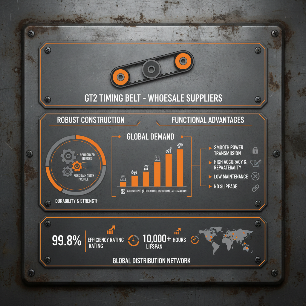 High Precision Wholesale GT2 Timing Belt for Industrial Automation
