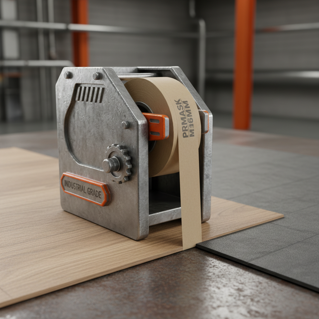 Professional 6mm Masking Tape for Commercial Flooring Installation