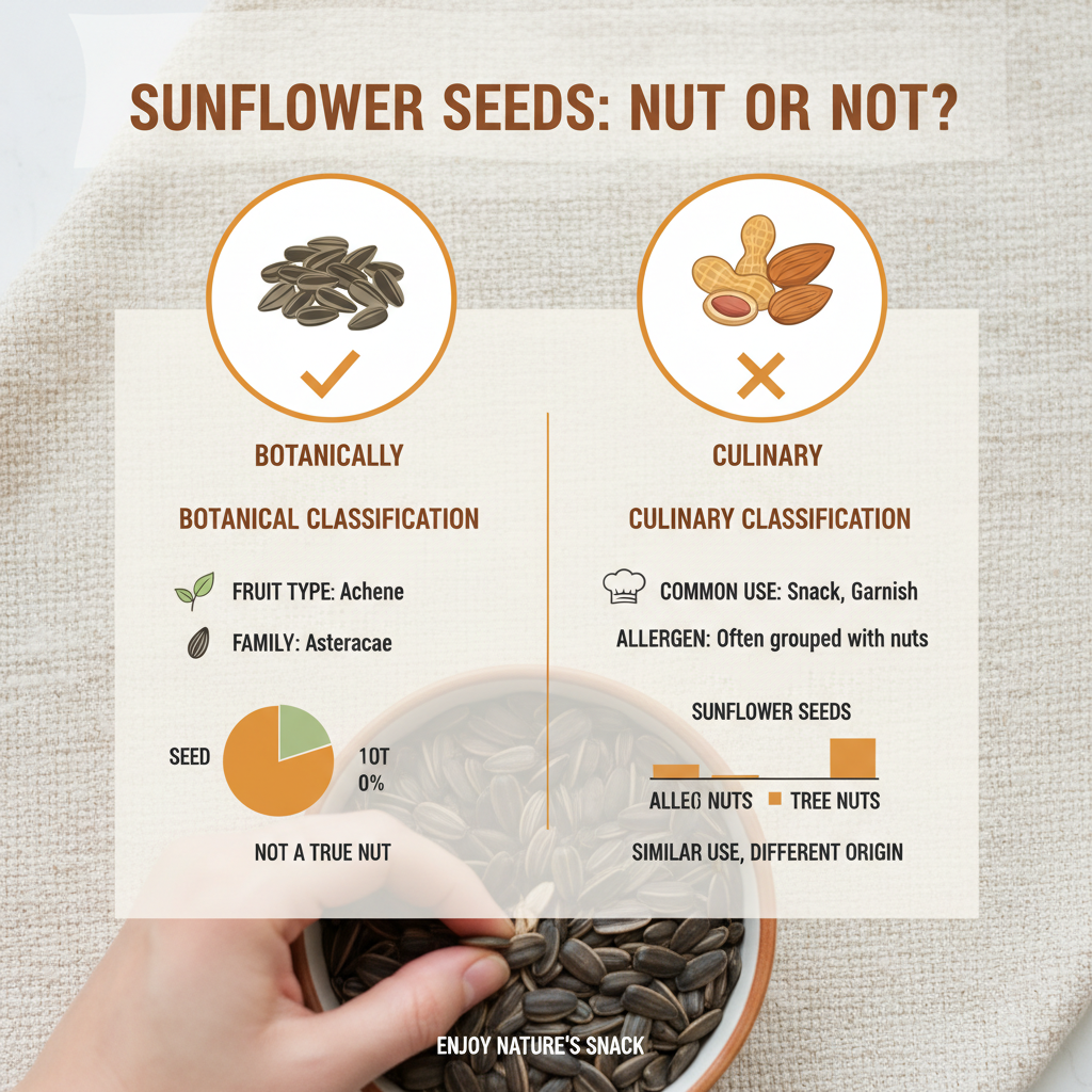 Botanical Guide and Truth is sunflower seeds a nut Explained