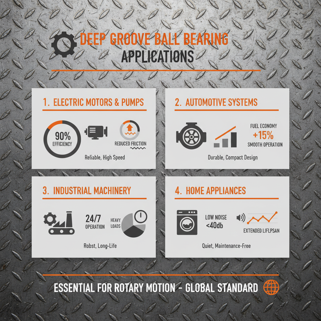 Guide to Efficient deep groove ball bearing application in Industry