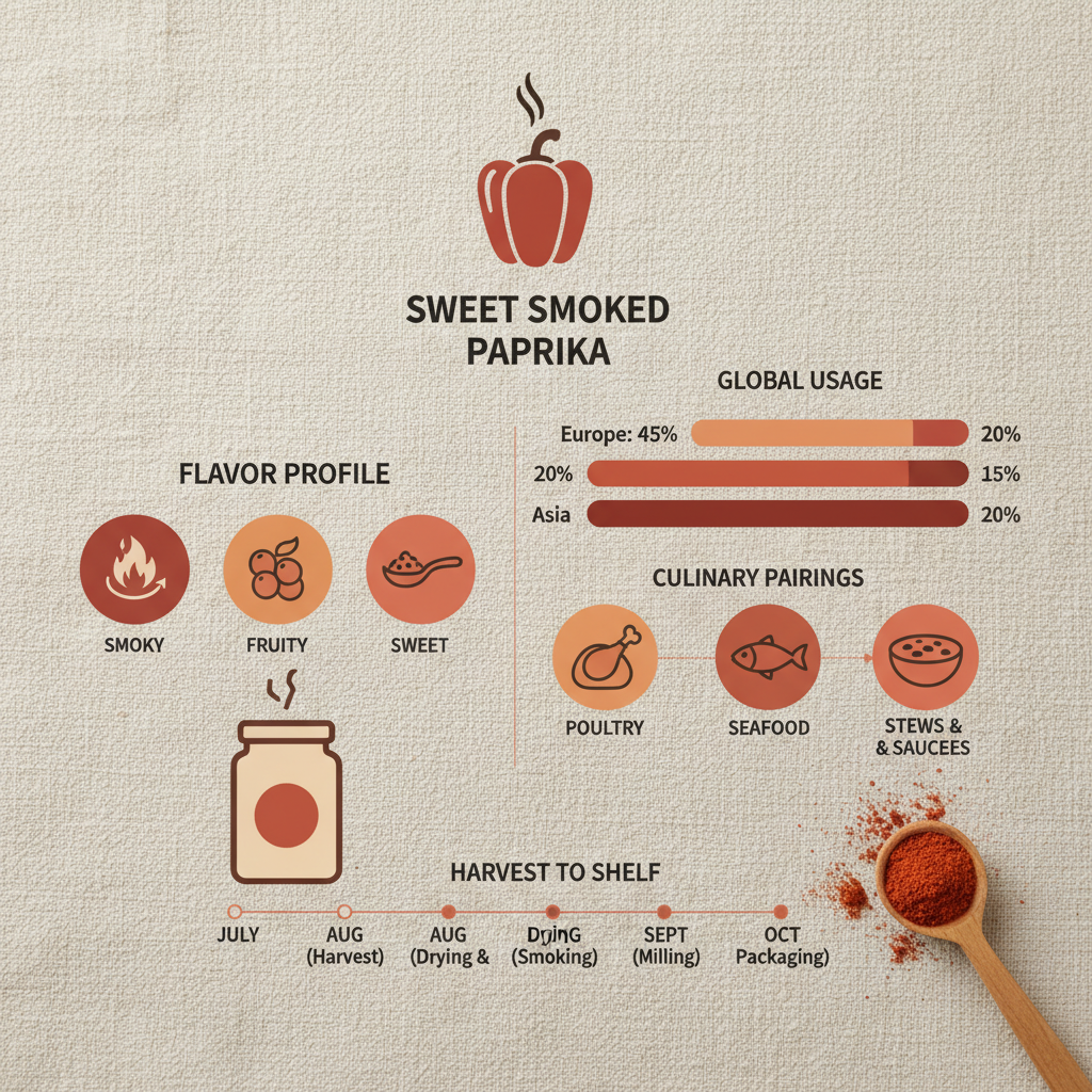 High Quality Paprika Smoked Sweet for Food Manufacturing Industry