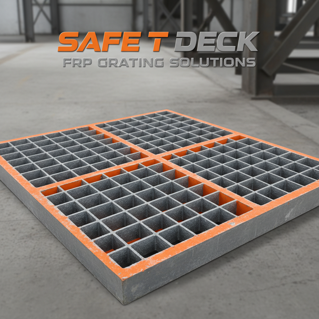 Industrial FRP Flooring Solutions with High Performance safe t deck